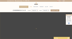 Desktop Screenshot of amber-hotel.pl